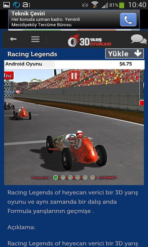 Araba Oyunu 3d Indir Android Gezginler