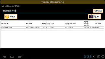 Tra cứu GPLX ภาพหน้าจอ 1