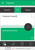 Traductor Español Malayo ภาพหน้าจอ 1
