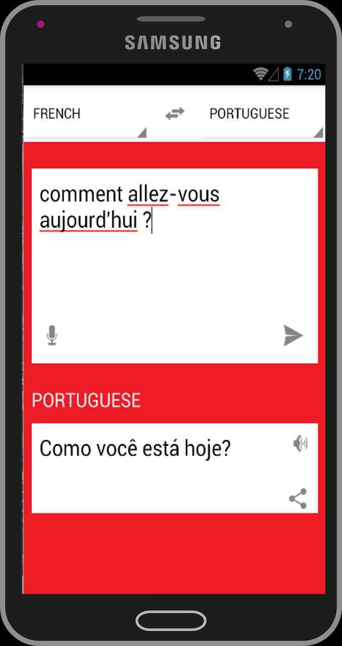 Android ডাউনলোডের জন্য Traducteur Francais Portugais APK