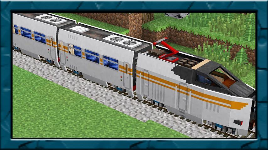 New Train Mod For Minecraft Pe For Android Apk Download