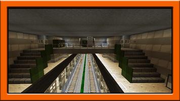 Train mod for minecraft pe تصوير الشاشة 1