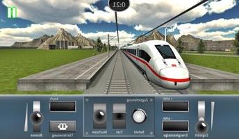 Train Rail Simulator Driving Poster