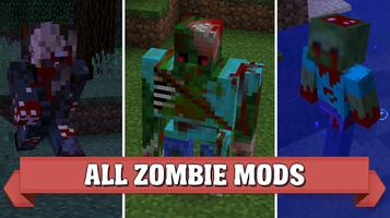 Zombie mods for Minecraft PE Affiche