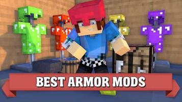 Armor mods for Minecraft pe Affiche