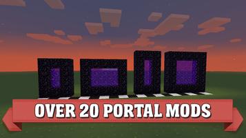 Portal mods for Minecraft Plakat