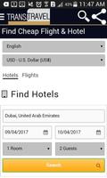 1 Schermata USA Cheap Flight Tickets & Hotel - Trans