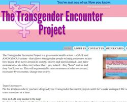 Transgender Encounter Project Affiche