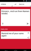 پوستر Übersetzen deutsch englisch