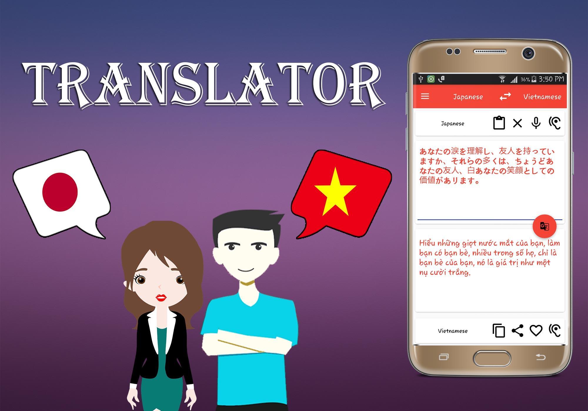 Tải Xuống Apk Japanese Vietnamese Translator Cho Android