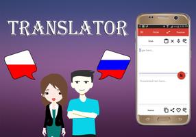 Polish To Russian Translator Poster
