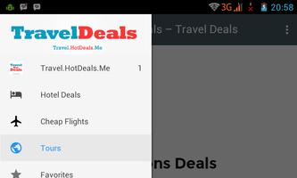 Travel Deals capture d'écran 1