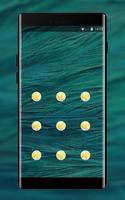 Dark Green Feather lock theme emotion life ảnh chụp màn hình 1
