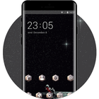 twinkle star universe interstellar dark theme biểu tượng