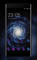 earth universe dark space nebula  theme Affiche