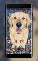lovely puppy pet theme постер