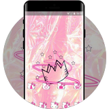 Kawaii theme cute graffiti doodle abstract art icon
