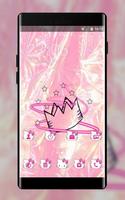 Kawaii theme cute graffiti doodle abstract art poster