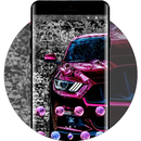 Purple cool crystal sports racing car theme APK