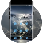 Thunder theme natural sea blue sky biểu tượng