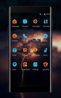 Thunder theme space interstellar fire screenshot 1