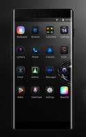 برنامه‌نما Theme for black drip raindrop wallpaper عکس از صفحه