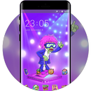 Psychedelic rock disco stage cute zombie theme APK