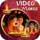 Diwali Photo Video Maker أيقونة