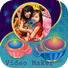 Diwali Video Maker With Slideshow Music ícone