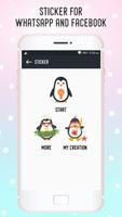 Stickers For WhatsApp & Facebook - emoji emotions постер