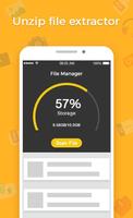 Unzip File Extractor - Easy Unrar, Unzip & Zip Plakat