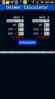 UniWar Calculator capture d'écran 2