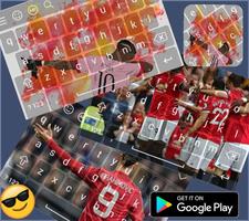 Keyboard themes for |Manchester united| captura de pantalla 1