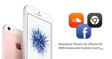 Theme - Launcher for IPhone SE Affiche