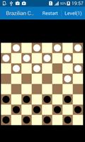 Brazilian checkers / draughts poster