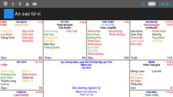 2 Schermata An sao tử vi