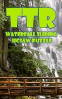 Waterfall Sliding Puzzle Affiche