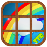 arco íris quebra cabeças