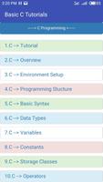 Basic C  Programming Tutorial capture d'écran 1