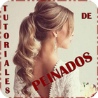 Fashion hairstyle and braid tutorial icon