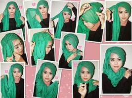 Tutorial Hijab Segi Empat Affiche