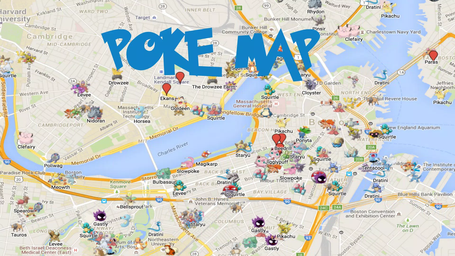 Tải xuống APK Map for Pokemon GO cho Android