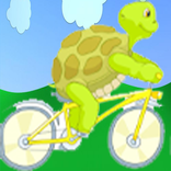 Turtle ride bike adventure