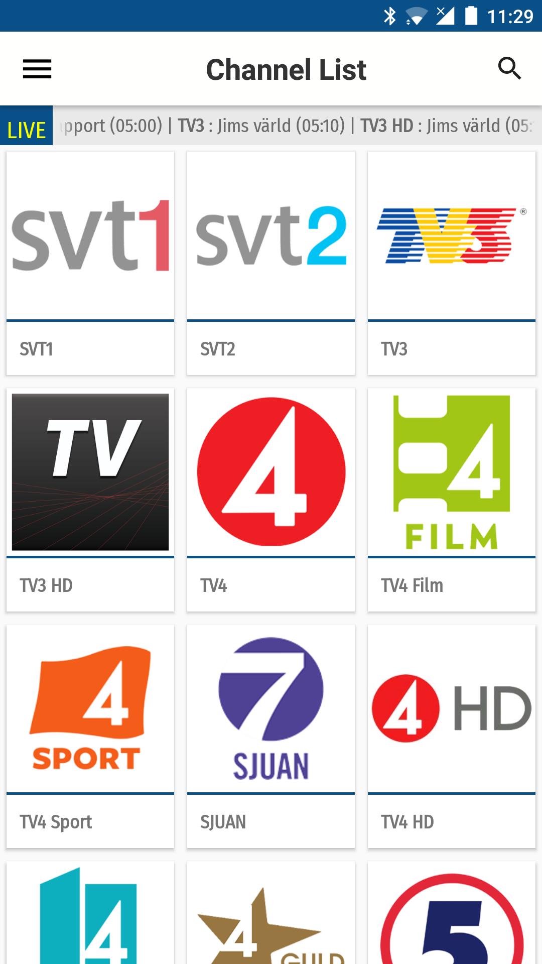 Sweden TV EPG for Android - APK Download