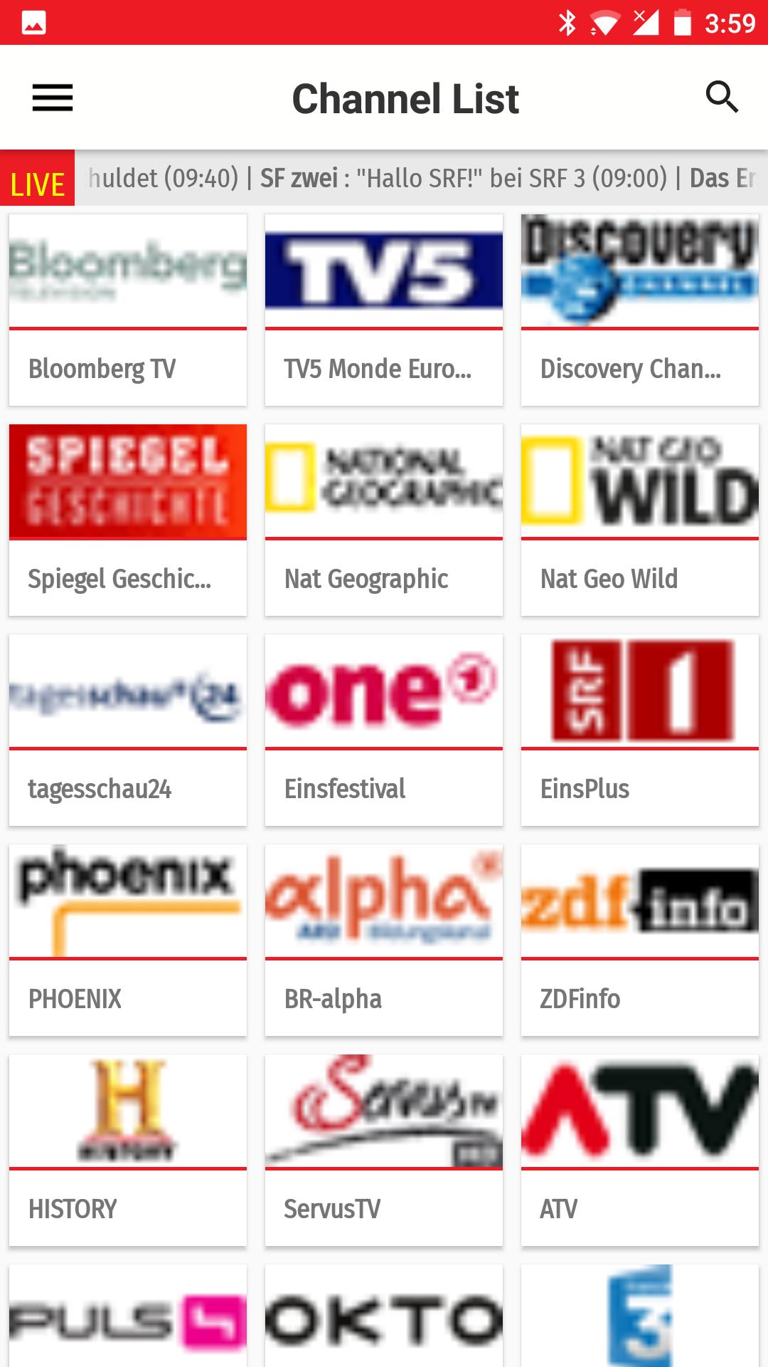 Schweiz TV EPG Frei für Android - APK herunterladen