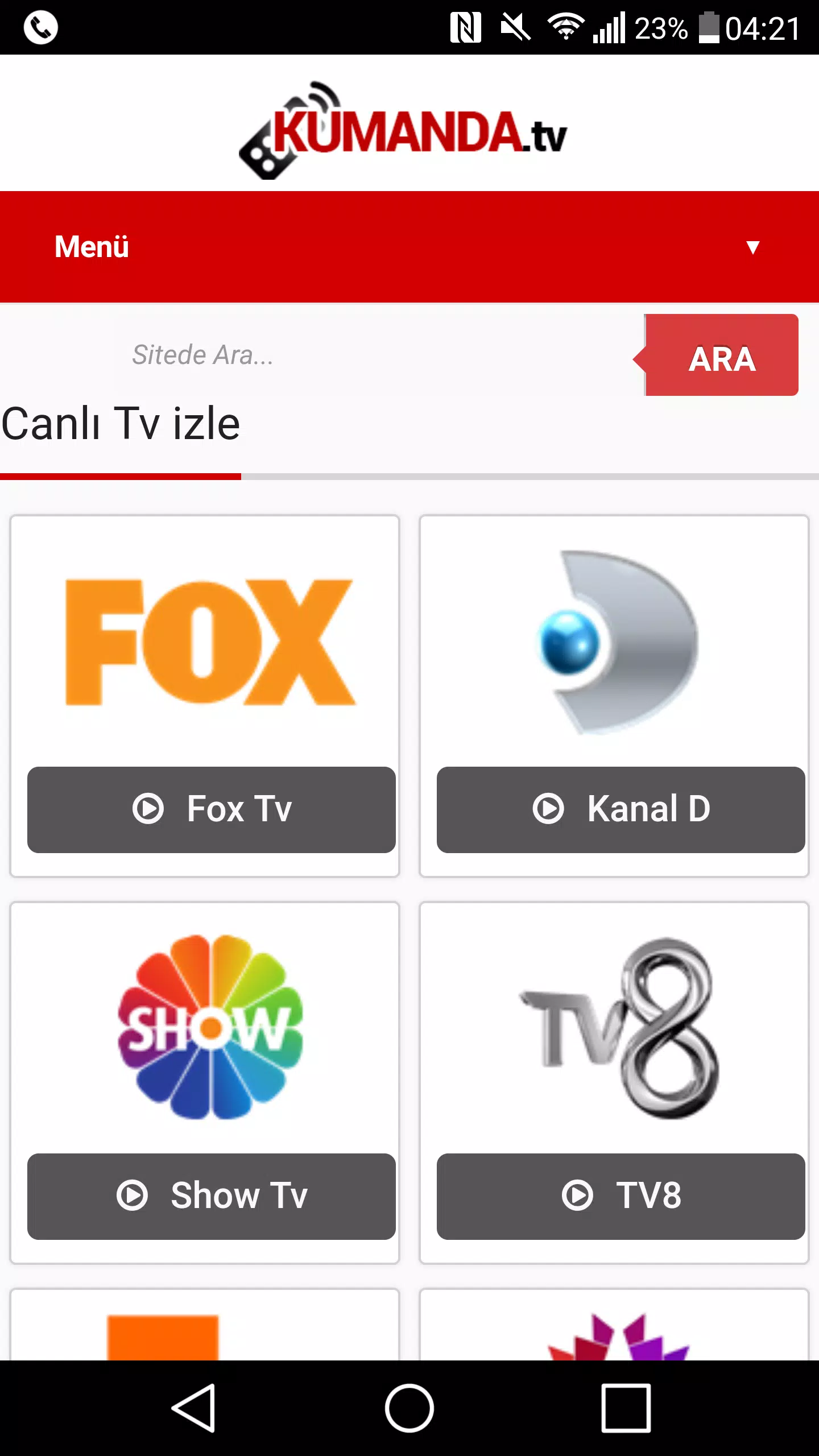 Canlı TV izle - Kumanda.TV APK pour Android Télécharger