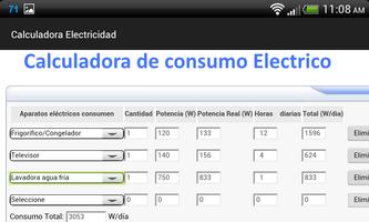 Calculadora Electricidad اسکرین شاٹ 2