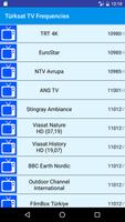 TurkSat TV Frequencies capture d'écran 1