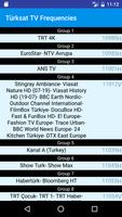 Türksat TV Frequencies स्क्रीनशॉट 2
