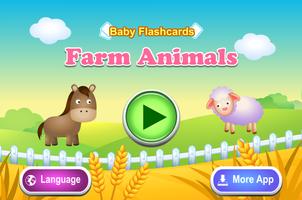 Flashcards - Farm Animals poster